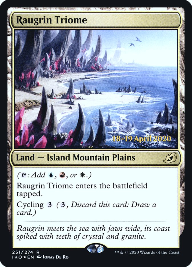 Raugrin Triome [Ikoria: Lair of Behemoths Prerelease Promos] | L.A. Mood Comics and Games