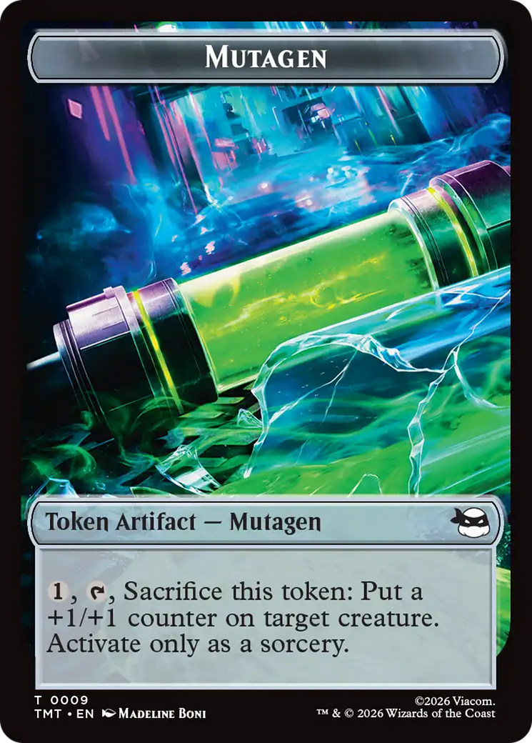 Copy // Mutagen Double-Sided Token [Teenage Mutant Ninja Turtles Tokens] | L.A. Mood Comics and Games