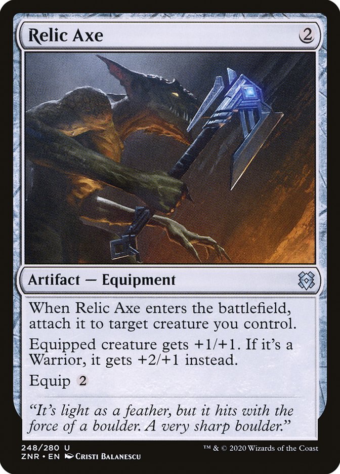 Relic Axe [Zendikar Rising] | L.A. Mood Comics and Games