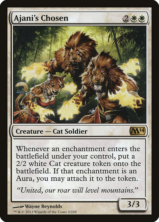 Ajani's Chosen [Magic 2014] | L.A. Mood Comics and Games