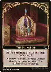 The Monarch // Treasure Double-Sided Token [Commander Legends Tokens] | L.A. Mood Comics and Games