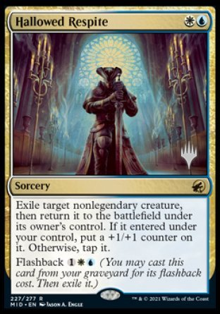 Hallowed Respite (Promo Pack) [Innistrad: Midnight Hunt Promos] | L.A. Mood Comics and Games