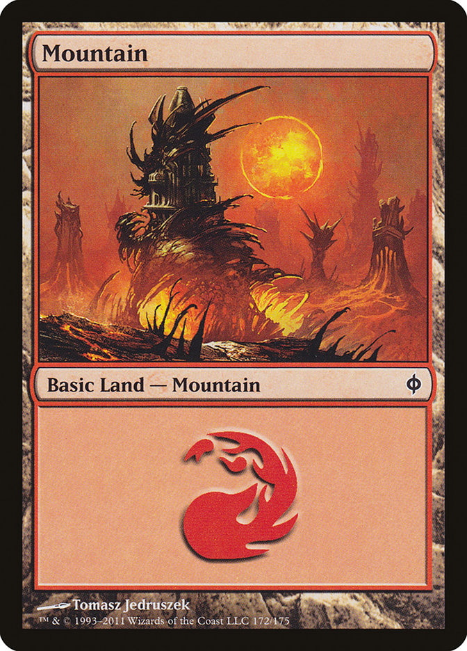 Mountain (172) [New Phyrexia] | L.A. Mood Comics and Games