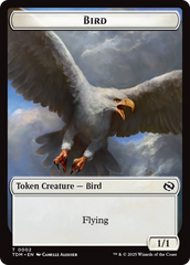 Spider // Bird Double-Sided Token [Tarkir: Dragonstorm Commander Tokens] | L.A. Mood Comics and Games