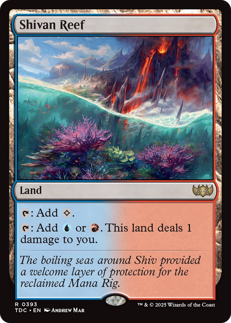 Shivan Reef [Tarkir: Dragonstorm Commander] | L.A. Mood Comics and Games