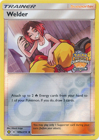 Welder (189a/214) (Regional Championship Promo) [Sun & Moon: Unbroken Bonds] | L.A. Mood Comics and Games