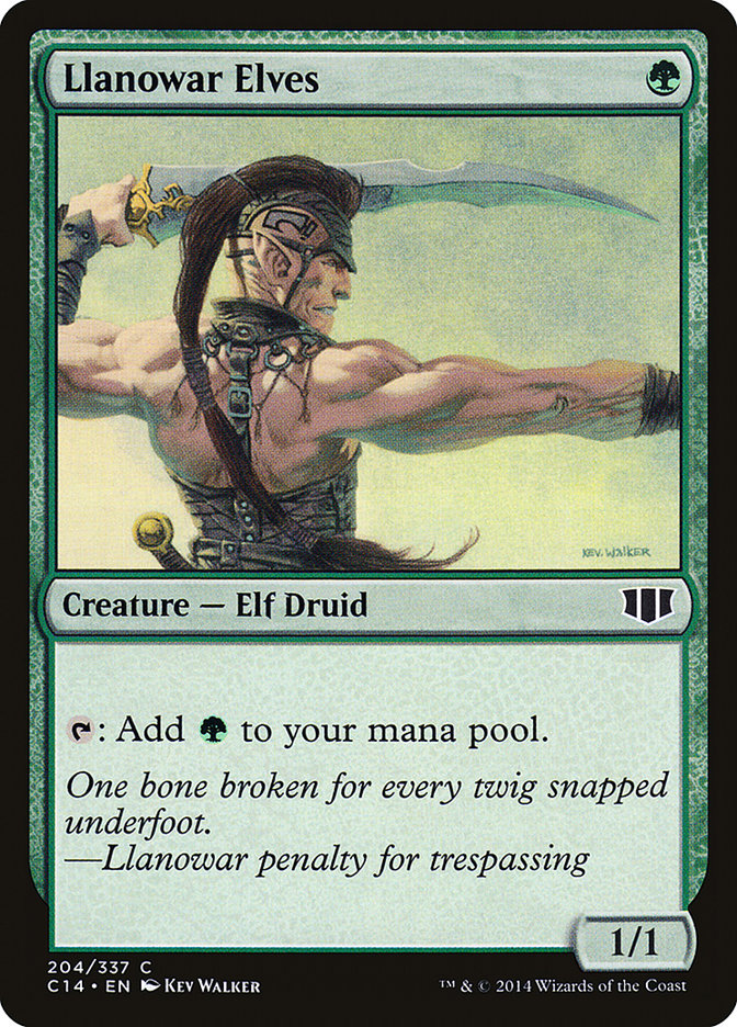 Llanowar Elves [Commander 2014] | L.A. Mood Comics and Games