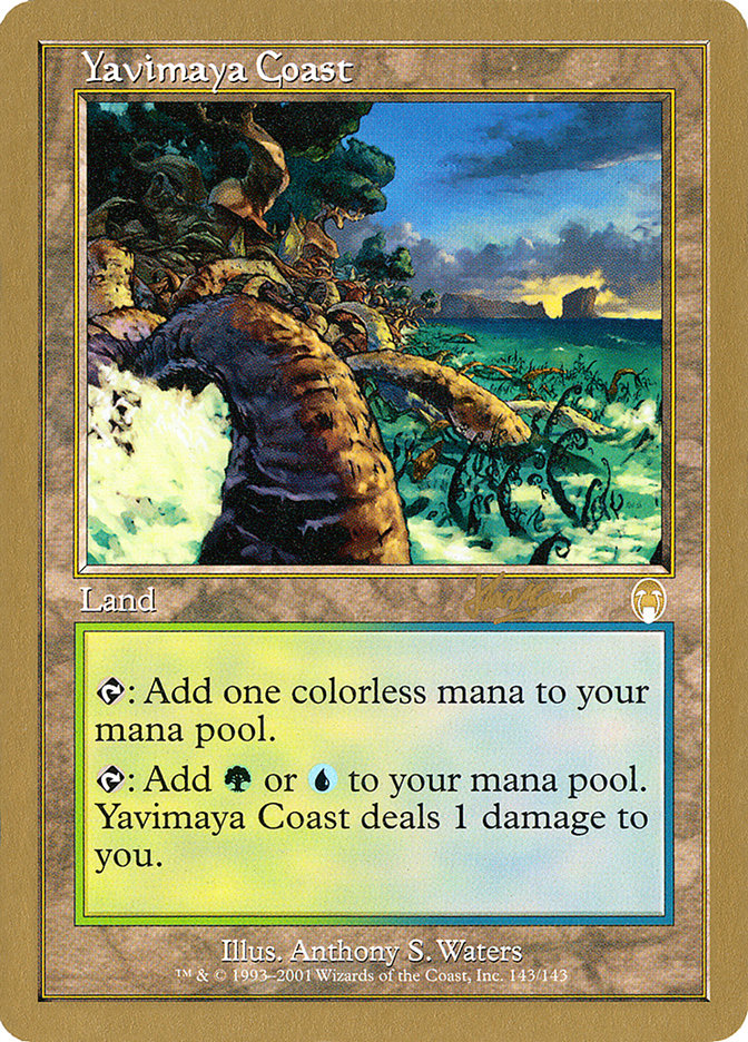 Yavimaya Coast (Sim Han How) [World Championship Decks 2002] | L.A. Mood Comics and Games