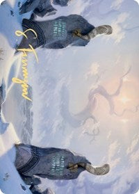 Snow-Covered Plains (276) Art Card (Gold-Stamped Signature) [Kaldheim Art Series] | L.A. Mood Comics and Games