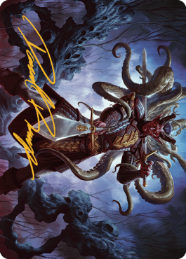 Zevlor, Elturel Exile Art Card (42) (Gold-Stamped Signature) [Commander Legends: Battle for Baldur's Gate Art Series] | L.A. Mood Comics and Games