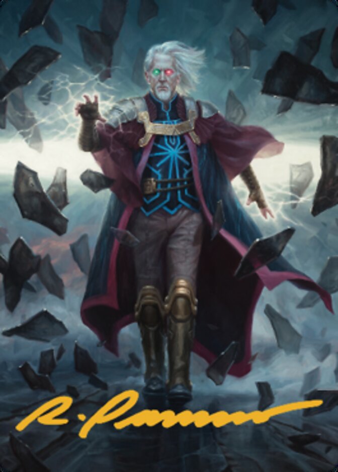 Urza, Planeswalker Art Card (Gold-Stamped Signature) [The Brothers' War Art Series] | L.A. Mood Comics and Games