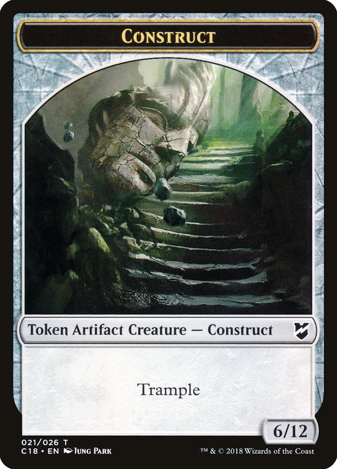 Clue // Construct (021) Double-Sided Token [Commander 2018 Tokens] | L.A. Mood Comics and Games