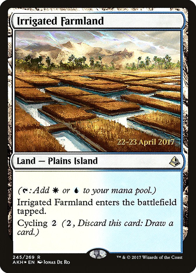 Irrigated Farmland [Amonkhet Prerelease Promos] | L.A. Mood Comics and Games