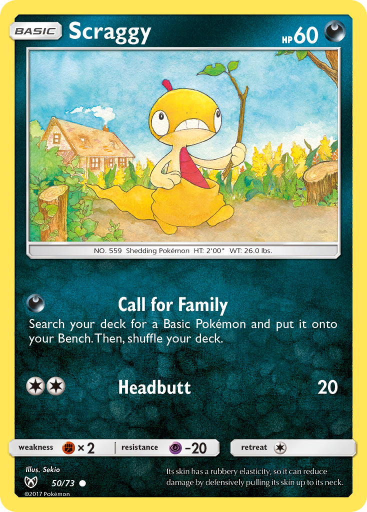 Scraggy (50/73) [Sun & Moon: Shining Legends] | L.A. Mood Comics and Games