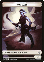 Bird // Kor Ally Double-Sided Token [Zendikar Rising Commander Tokens] | L.A. Mood Comics and Games