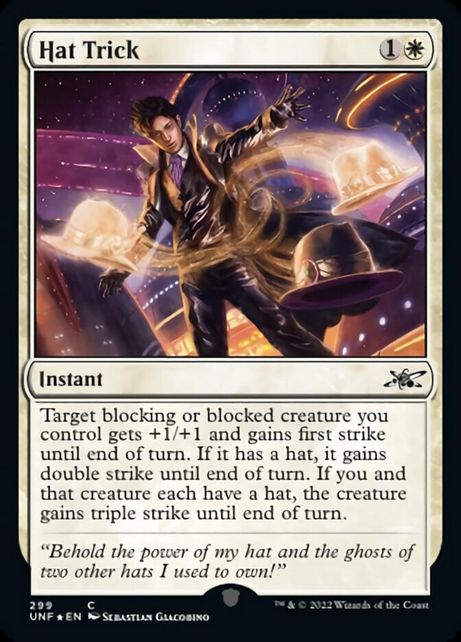 Hat Trick (Galaxy Foil) [Unfinity] | L.A. Mood Comics and Games