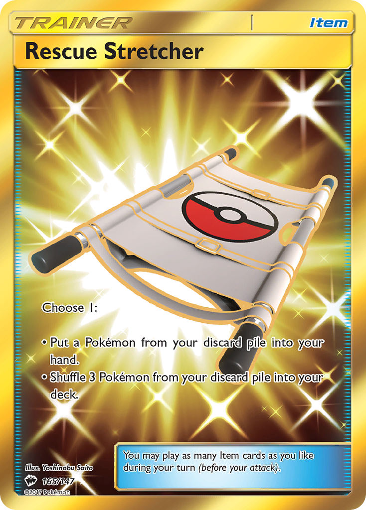 Rescue Stretcher (165/147) [Sun & Moon: Burning Shadows] | L.A. Mood Comics and Games