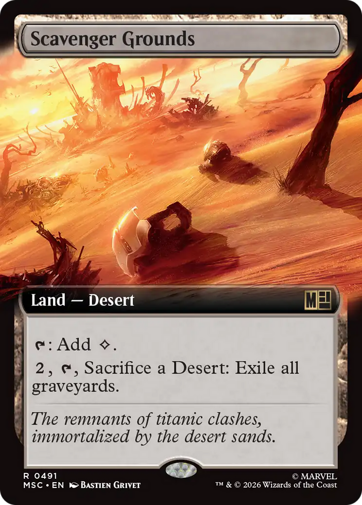 Scavenger Grounds (Extended Art) [Marvel Super Heroes Commander] | L.A. Mood Comics and Games