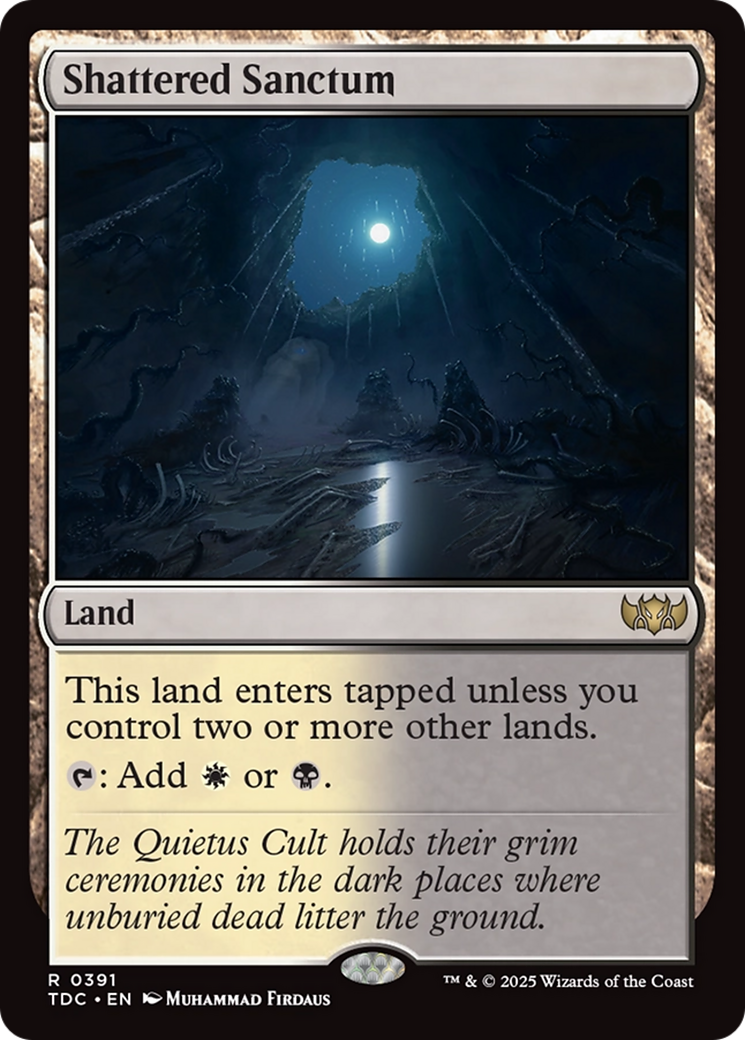 Shattered Sanctum [Tarkir: Dragonstorm Commander] | L.A. Mood Comics and Games