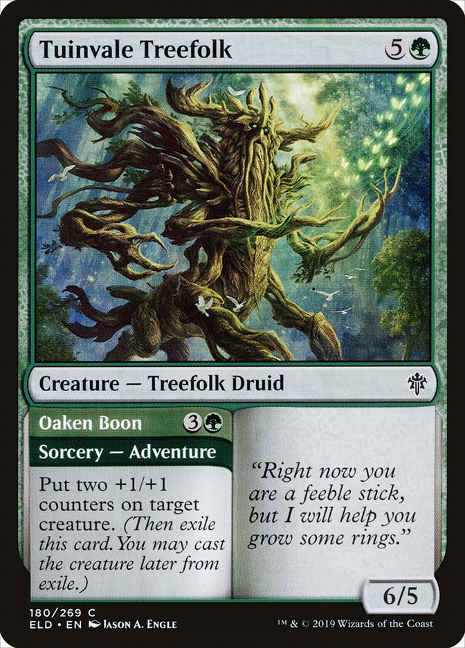 Tuinvale Treefolk // Oaken Boon [Throne of Eldraine] | L.A. Mood Comics and Games