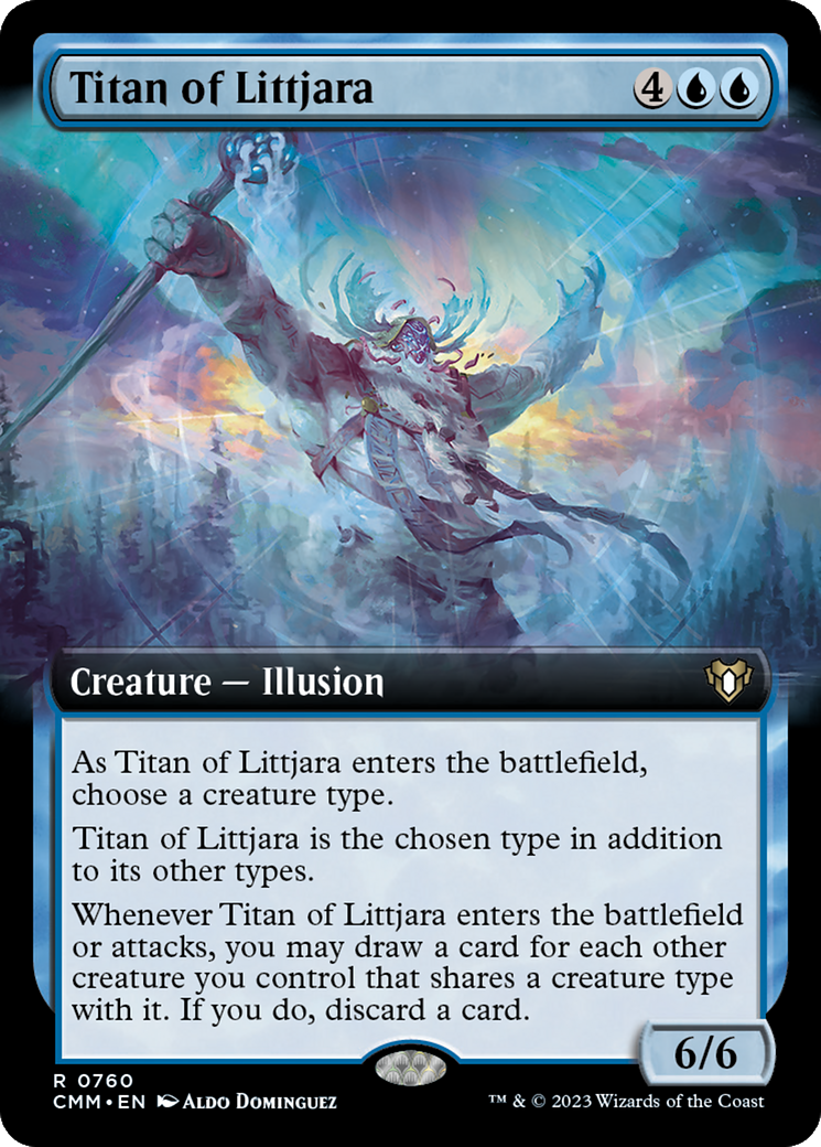 Titan of Littjara (Extended Art) [Commander Masters] | L.A. Mood Comics and Games