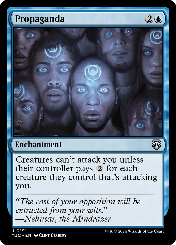 Propaganda (Ripple Foil) [Modern Horizons 3 Commander] | L.A. Mood Comics and Games