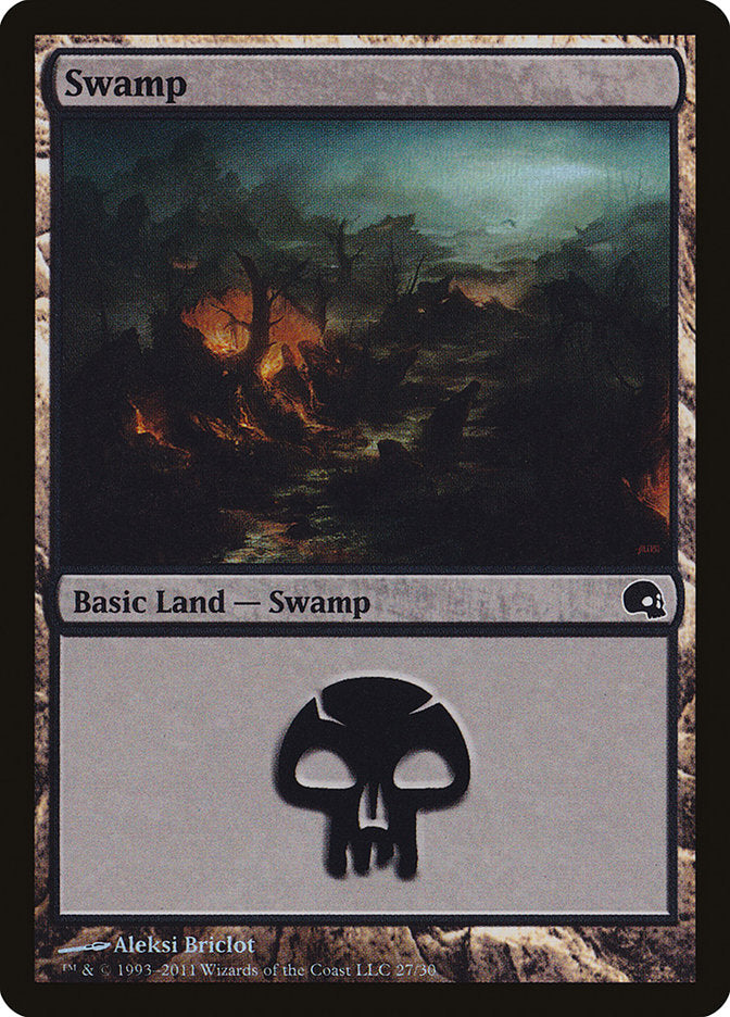 Swamp (27) [Premium Deck Series: Graveborn] | L.A. Mood Comics and Games