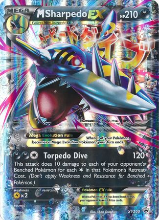 M Sharpedo EX (XY200) (Jumbo Card) [XY: Black Star Promos] | L.A. Mood Comics and Games