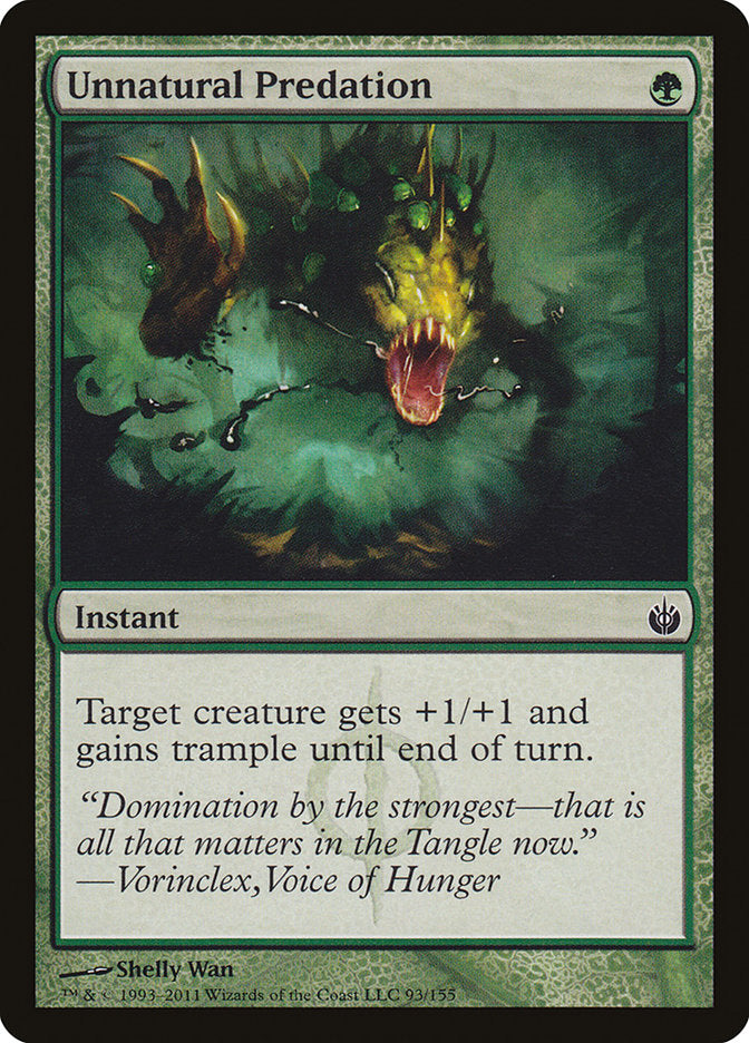 Unnatural Predation [Mirrodin Besieged] | L.A. Mood Comics and Games