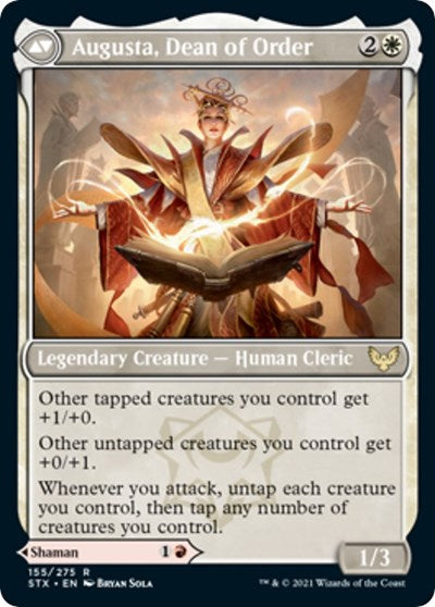 Plargg, Dean of Chaos // Augusta, Dean of Order [Strixhaven: School of Mages Prerelease Promos] | L.A. Mood Comics and Games