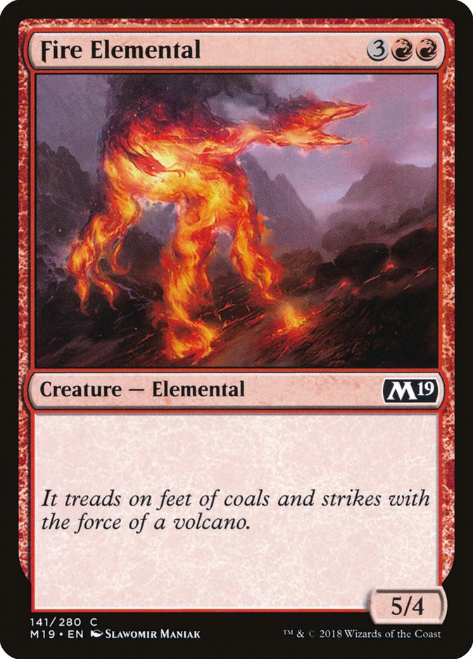 Fire Elemental [Core Set 2019] | L.A. Mood Comics and Games
