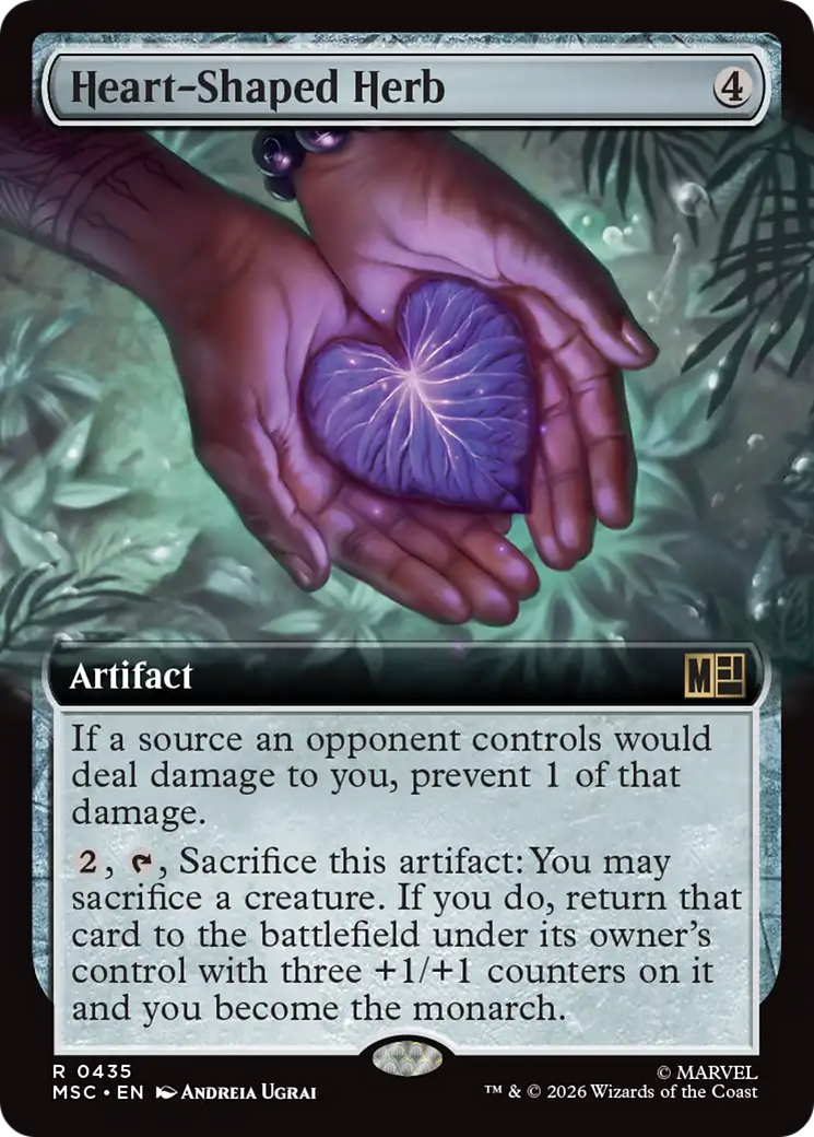 Heart-Shaped Herb (Extended Art) [Marvel Super Heroes Commander] | L.A. Mood Comics and Games
