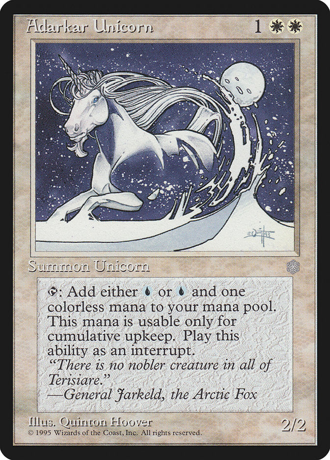 Adarkar Unicorn [Ice Age] | L.A. Mood Comics and Games