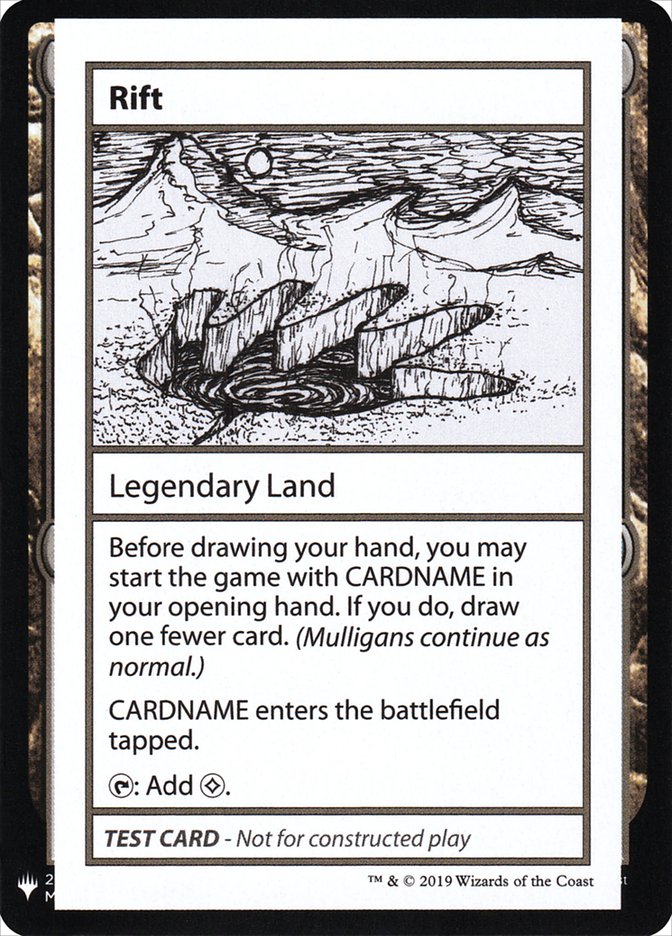Rift [Mystery Booster Playtest Cards] | L.A. Mood Comics and Games