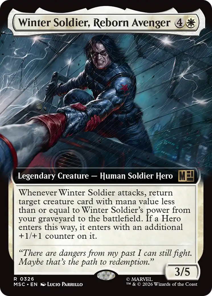 Winter Soldier, Reborn Avenger (Extended Art) [Marvel Super Heroes Commander] | L.A. Mood Comics and Games