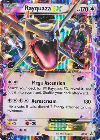 Rayquaza EX (XY69) (Jumbo Card) [XY: Black Star Promos] | L.A. Mood Comics and Games