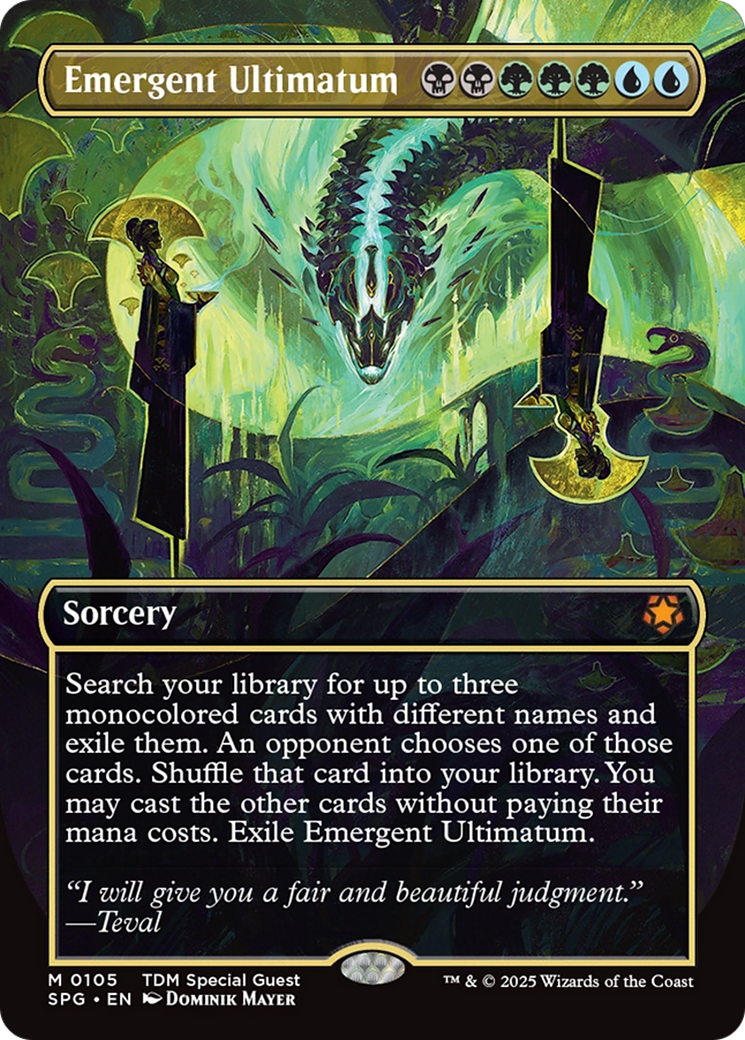 Emergent Ultimatum (Borderless) [Tarkir: Dragonstorm Special Guests] | L.A. Mood Comics and Games