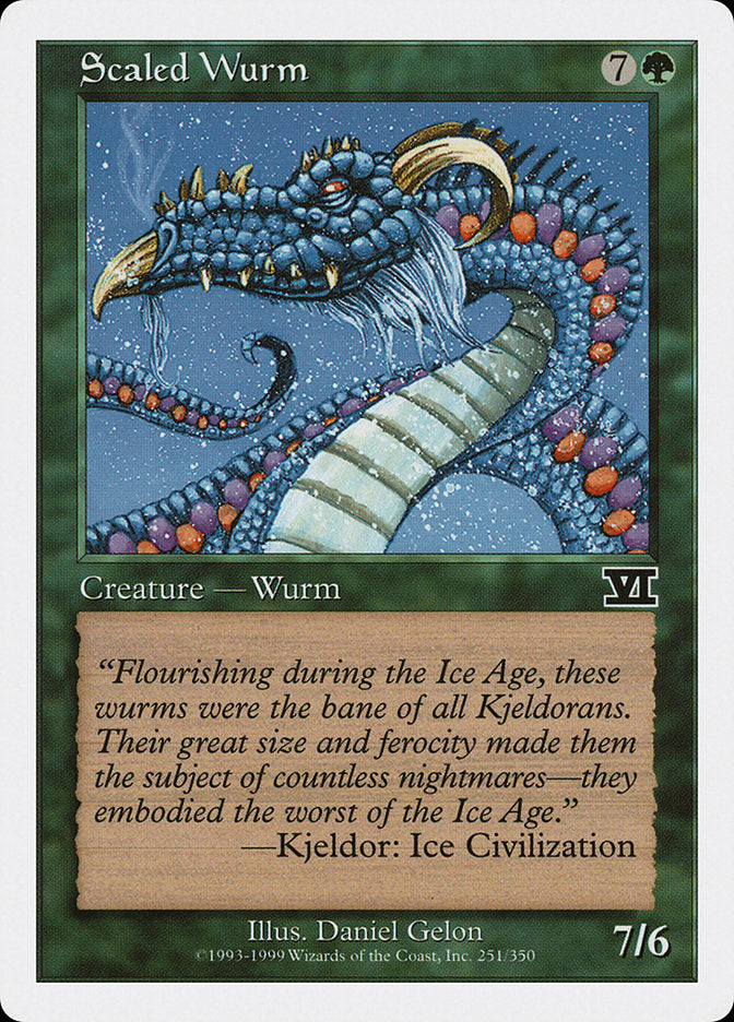 Scaled Wurm [Classic Sixth Edition] | L.A. Mood Comics and Games