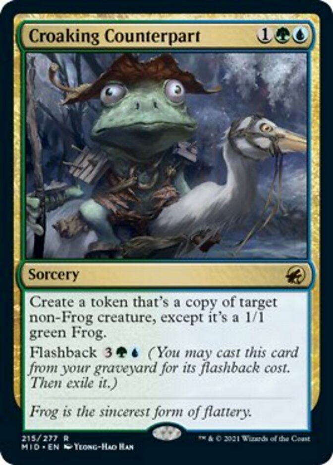 Croaking Counterpart [Innistrad: Midnight Hunt] | L.A. Mood Comics and Games