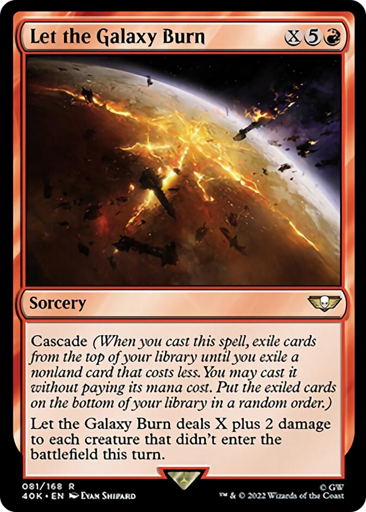 Let the Galaxy Burn (Surge Foil) [Warhammer 40,000] | L.A. Mood Comics and Games
