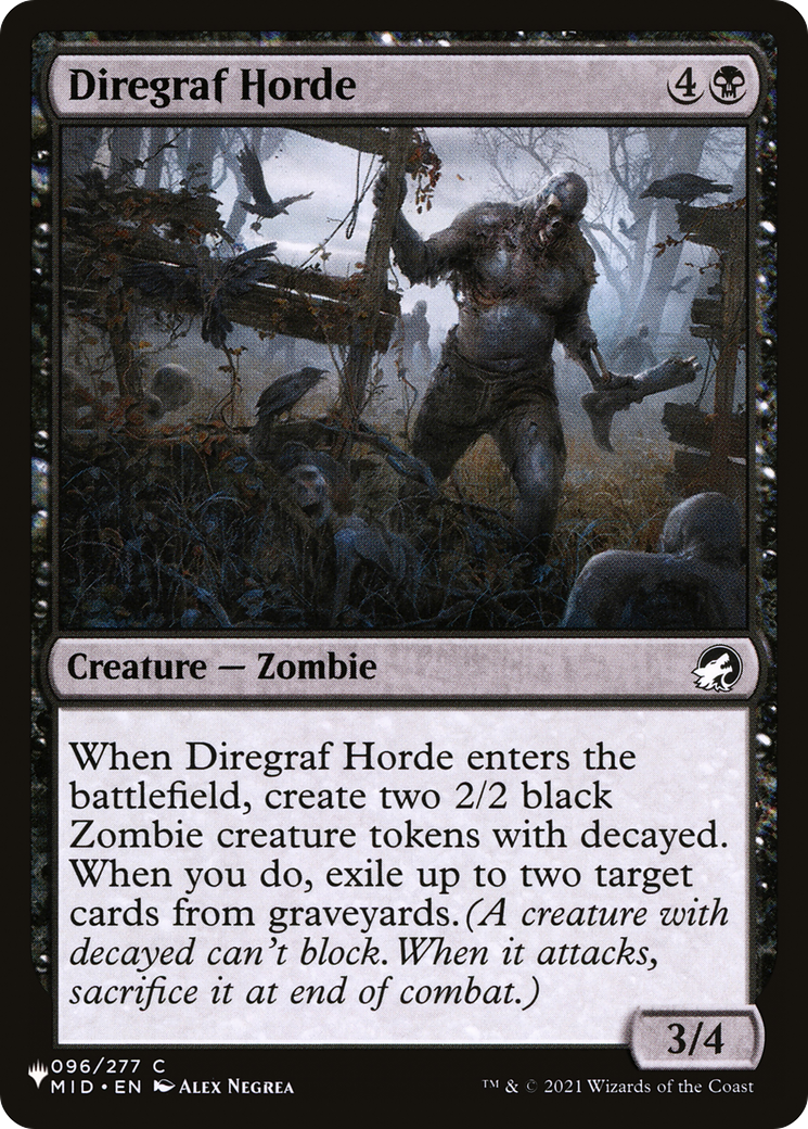 Diregraf Horde [The List Reprints] | L.A. Mood Comics and Games