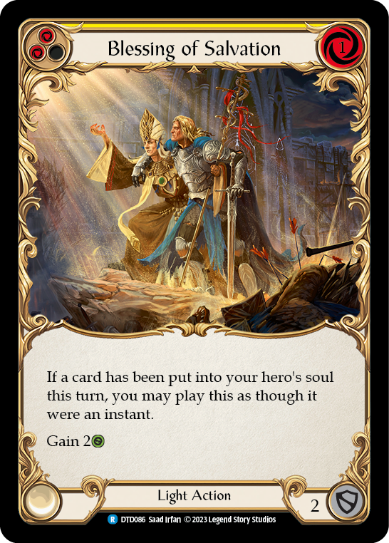 Blessing of Salvation (Yellow) [DTD086] (Dusk Till Dawn) | L.A. Mood Comics and Games
