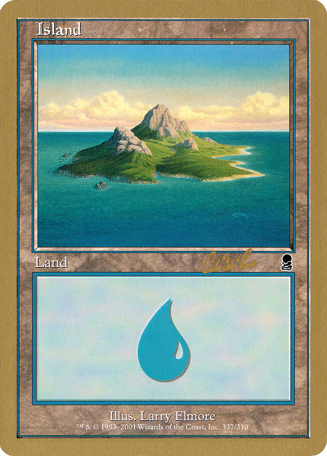 Island (cr337a) (Carlos Romao) [World Championship Decks 2002] | L.A. Mood Comics and Games