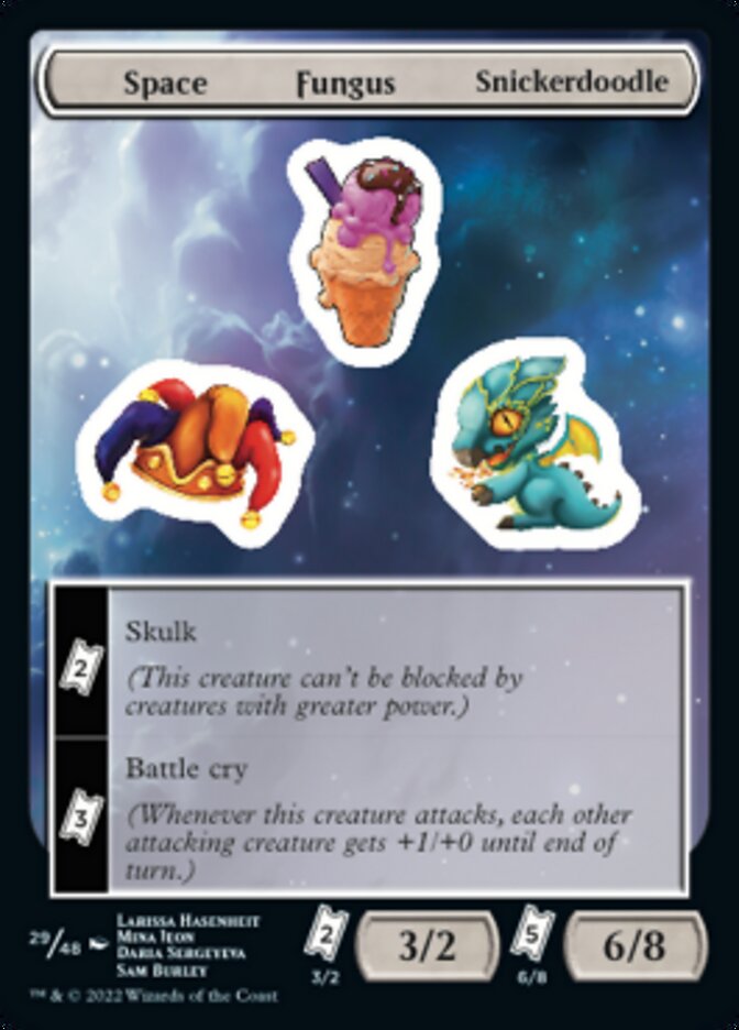 Space Fungus Snickerdoodle [Unfinity Stickers] | L.A. Mood Comics and Games