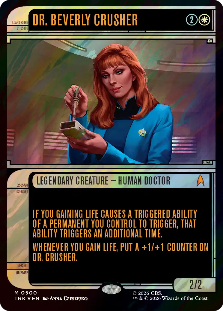 Dr. Beverly Crusher (Showcase) (Surge Foil) [Star Trek] | L.A. Mood Comics and Games