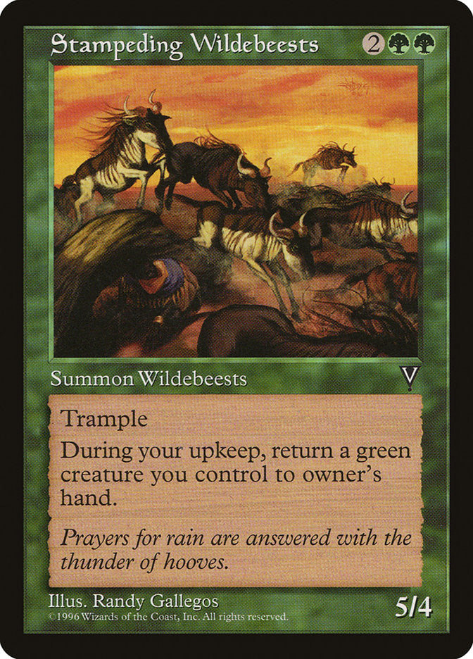 Stampeding Wildebeests [Visions] | L.A. Mood Comics and Games