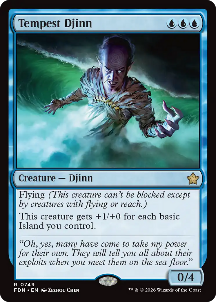 Tempest Djinn (0749) [Foundations] | L.A. Mood Comics and Games