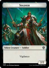Soldier (008) // Angel Double-Sided Token [Phyrexia: All Will Be One Commander Tokens] | L.A. Mood Comics and Games