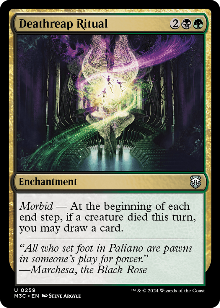 Deathreap Ritual (Ripple Foil) [Modern Horizons 3 Commander] | L.A. Mood Comics and Games