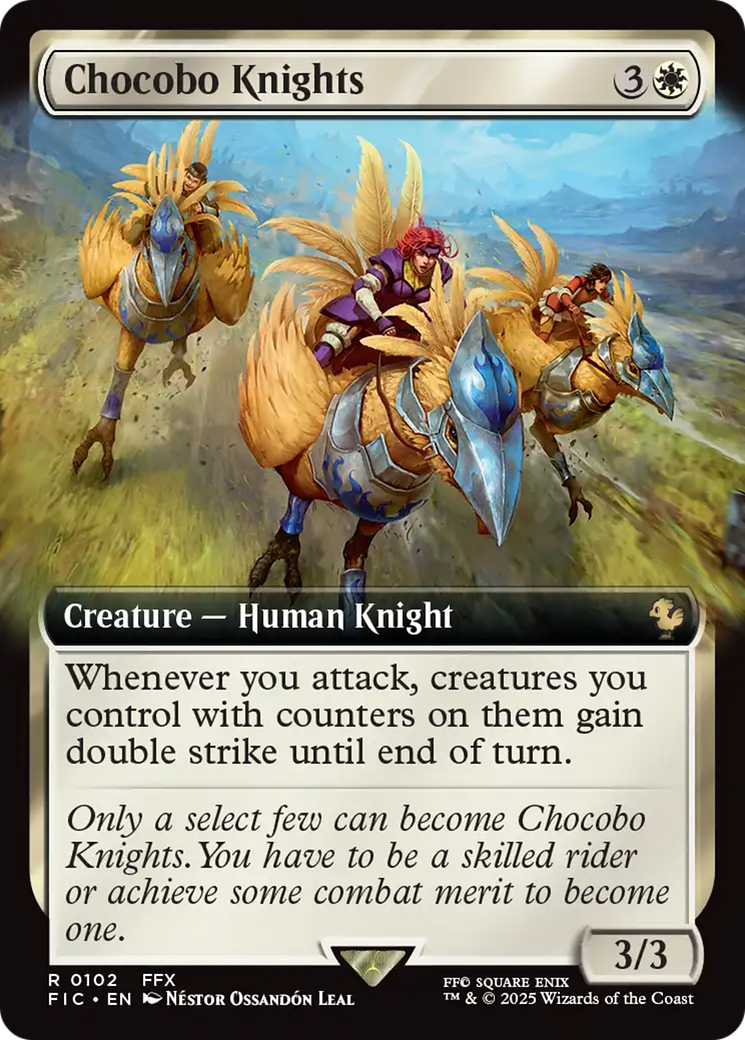 Chocobo Knights (Extended Art) [FINAL FANTASY Commander] | L.A. Mood Comics and Games